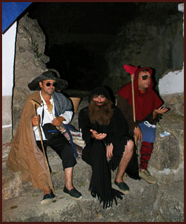 Participantes de las jornadas en el Castillo fortaleza